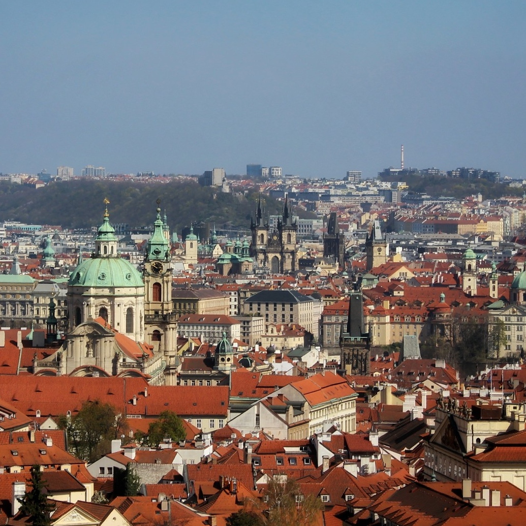 Blick vom Strahov-Kloster auf die Prager Kleinseite