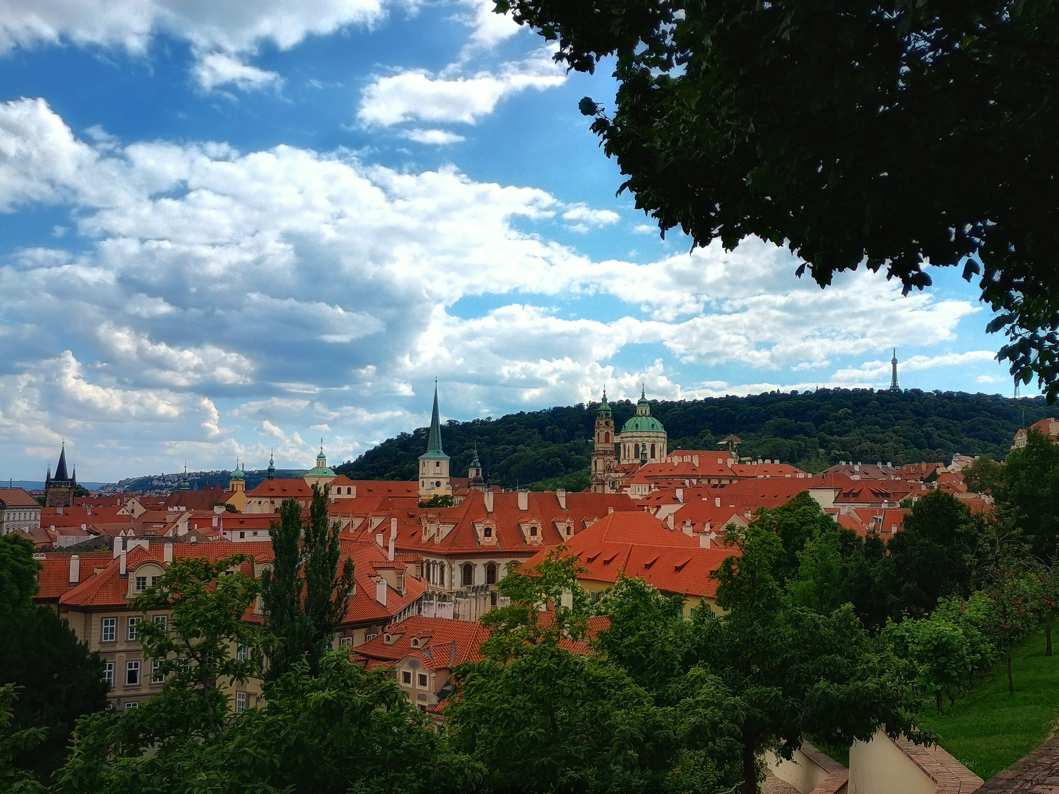 Blick auf die Kleinseite von der Prager Burg aus